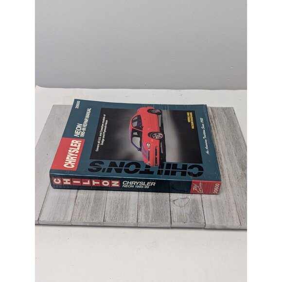 Used Chilton Chrysler Neon 1995-1999 Repair  Manual Wiring Vacuum Diagrams 20600 - Picture 7 of 8